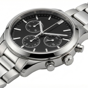 Modern Silver Chronograph